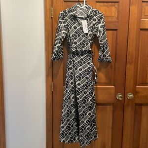 0039 Italy Havana Wrap Dress NWT